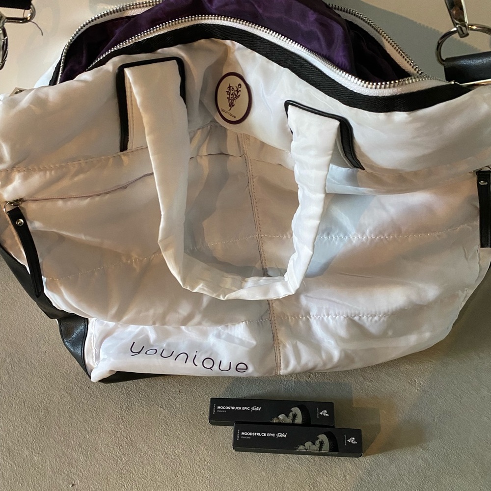 Younique laptop/book bag and mascara bundle